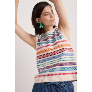 Seasalt Percella Cove Fair Isle Knitted Vest